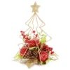 Floral & Gold Metal Glitter Tree 1 Floral & Gold Metal Glitter Tree -Northlight Sales Store 810198572