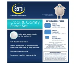 Tan King 4-Piece Cooling Sheet Set -Northlight Sales Store 810367401 3