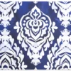 Indigo Damask Canvas