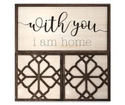"I Am Home" 3-Piece Carved Wall Decor Set