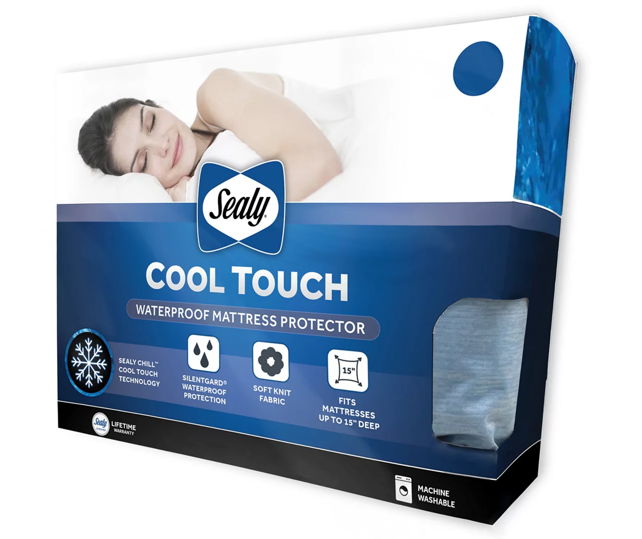Cool Touch Queen Fitted Mattress Protector 3 Cool Touch Queen Fitted Mattress Protector