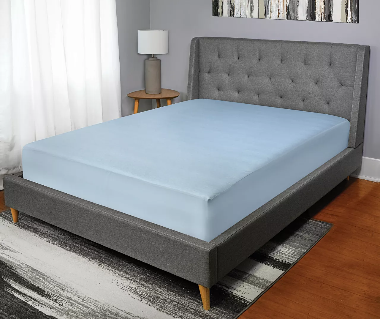 Cool Touch Queen Fitted Mattress Protector 4 Cool Touch Queen Fitted Mattress Protector - Image 2