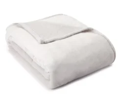 Broyhill Gray Velvet Plush Blanket -Northlight Sales Store 810469147 1