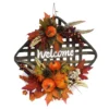 "Welcome" Pumpkin & Floral Basket Wall Decor -Northlight Sales Store 810471685