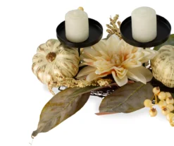 Dahlia & Pumpkin 3-Tier Candle Holder 9 Dahlia & Pumpkin 3-Tier Candle Holder -Northlight Sales Store 810484134 3