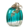 5" Turquoise Crackle Glass Pumpkin -Northlight Sales Store 810491567 A0 1