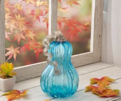 Blue Speckled Glass Gourd -Northlight Sales Store 810491580 A0 2