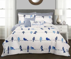 Rowley Birds Reversible 7-Piece Quilt Set -Northlight Sales Store 810493266 1