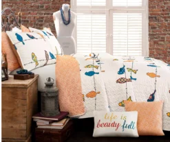 Rowley Birds Reversible 7-Piece Quilt Set -Northlight Sales Store 810493268 2