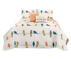 Rowley Birds Reversible 7-Piece Quilt Set -Northlight Sales Store 810493269 6
