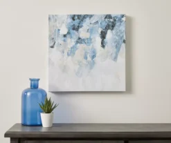 Blue Abstract Stretched Canvas 8 Blue Abstract Stretched Canvas -Northlight Sales Store 810498390 2