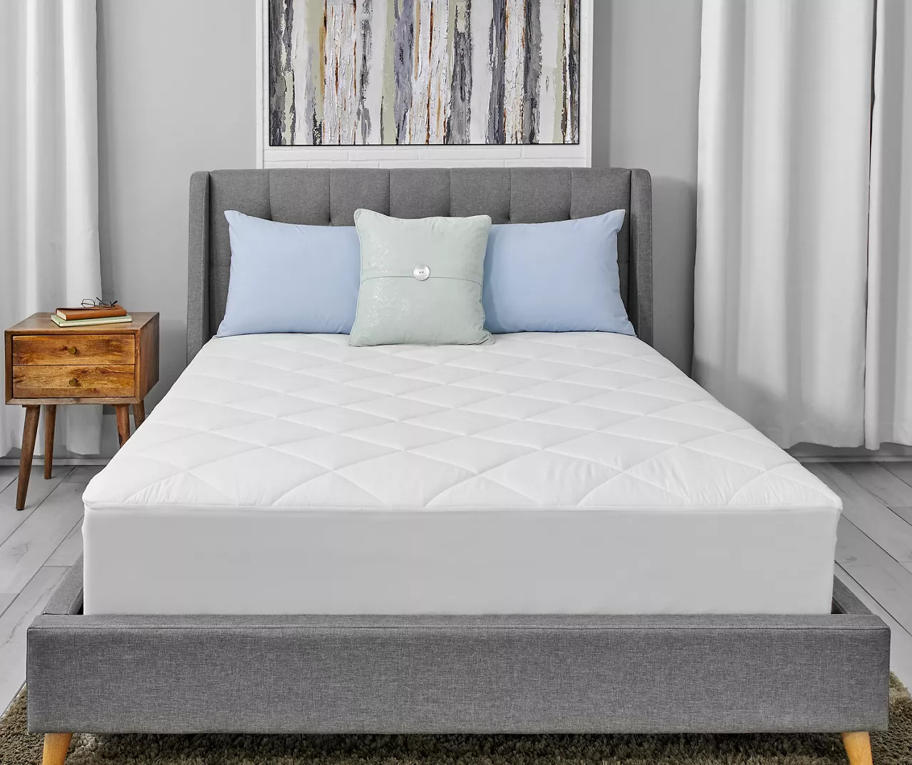 Twin Fresh & Clean Antimicrobial Mattress Pad 4 Twin Fresh & Clean Antimicrobial Mattress Pad - Image 2