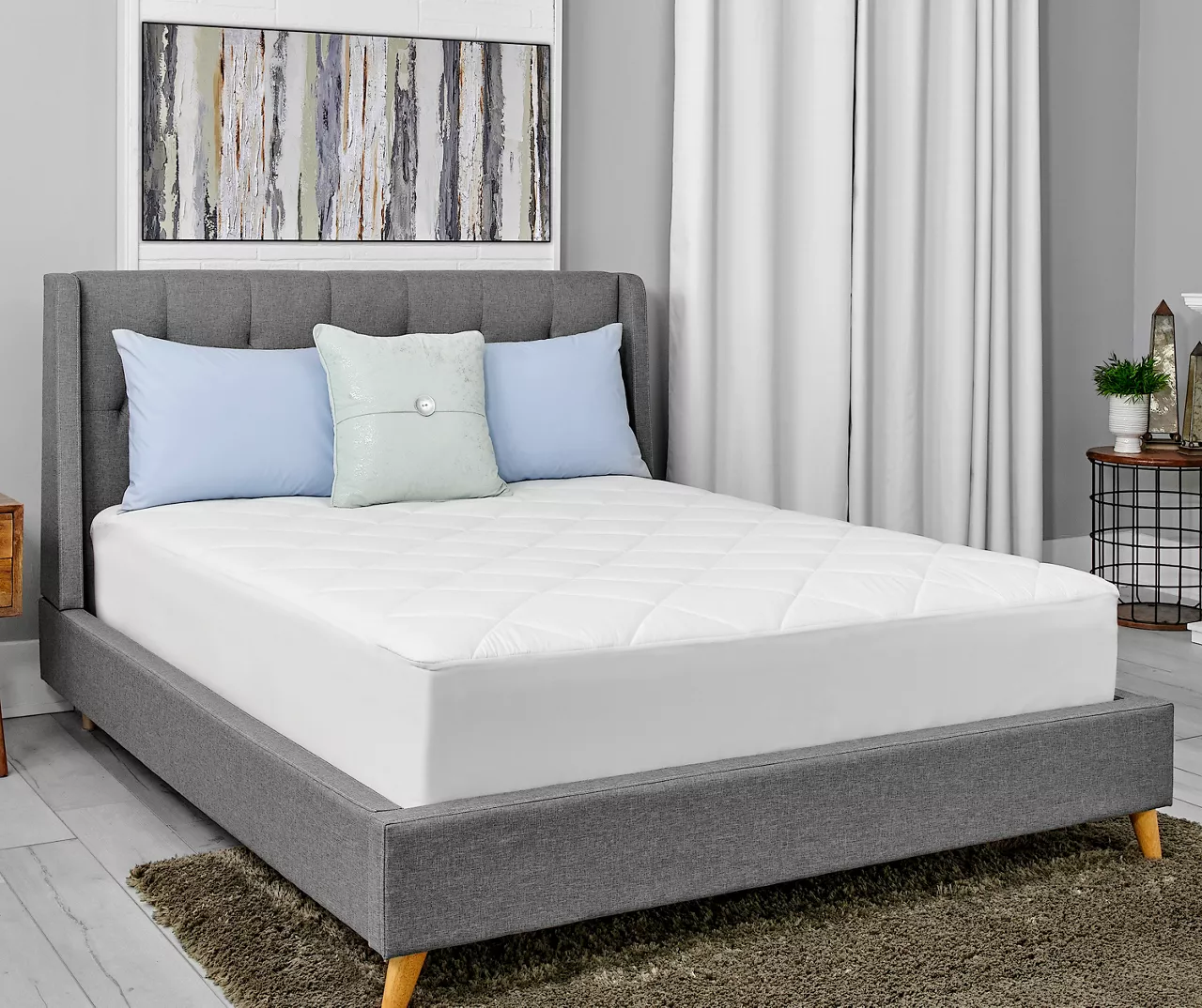 Twin Fresh & Clean Antimicrobial Mattress Pad 6 Twin Fresh & Clean Antimicrobial Mattress Pad - Image 4