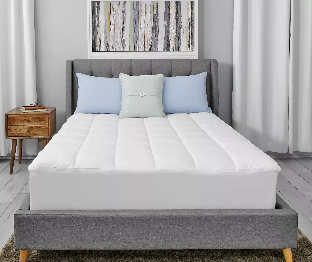 King Pillow Top Luxury Mattress Pad 4 King Pillow Top Luxury Mattress Pad - Image 2