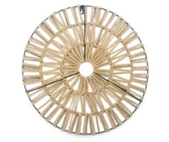 Natural Round Woven Wall Decor