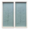 Blue Leaves Sketch 2-Piece Panel Art -Northlight Sales Store 810501167