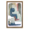 Framed Neutral Abstract Crystex Print, (16" X 26") 2 Framed Neutral Abstract Crystex Print, (16" X 26") -Northlight Sales Store 810501169