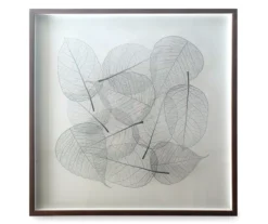 Green Leaves Silkscreen Print, (24" X 24")