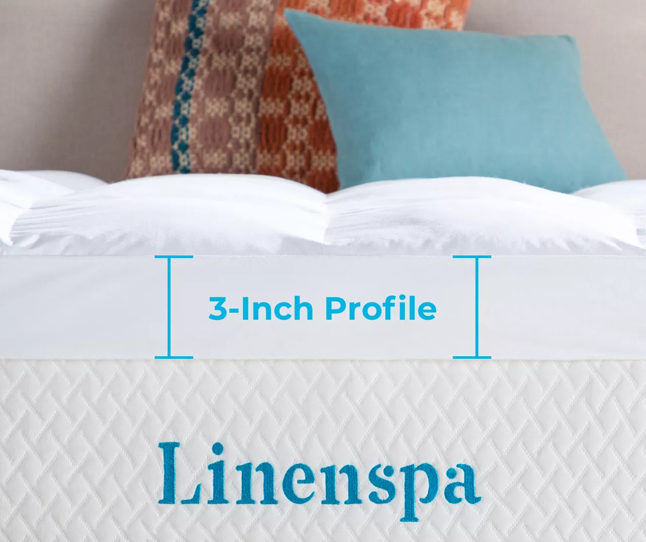 3" Down Alternative Fiberbed Mattress Topper 4 3" Down Alternative Fiberbed Mattress Topper - Image 2