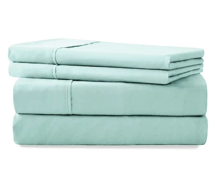 Real Living Mint Microfiber Sheet Set 4 Real Living Mint Microfiber Sheet Set - Image 2
