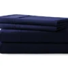 Navy 4-Piece Microfiber Full Sheet Set -Northlight Sales Store 810504751 1