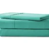 Teal Microfiber Twin 3-Piece Sheet Set -Northlight Sales Store 810504756