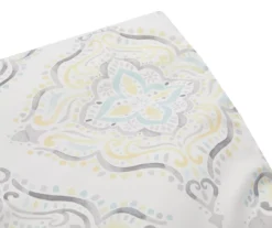 Real Living Yellow & Aqua Medallion Comforter Set 34 Real Living Yellow & Aqua Medallion Comforter Set -Northlight Sales Store 810505377 1