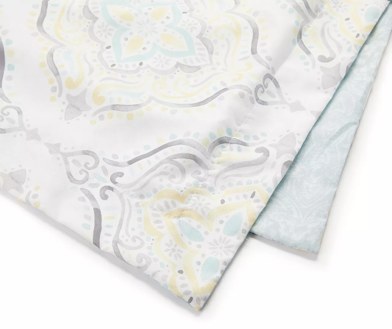 Real Living Yellow & Aqua Medallion Comforter Set 16 Real Living Yellow & Aqua Medallion Comforter Set - Image 14