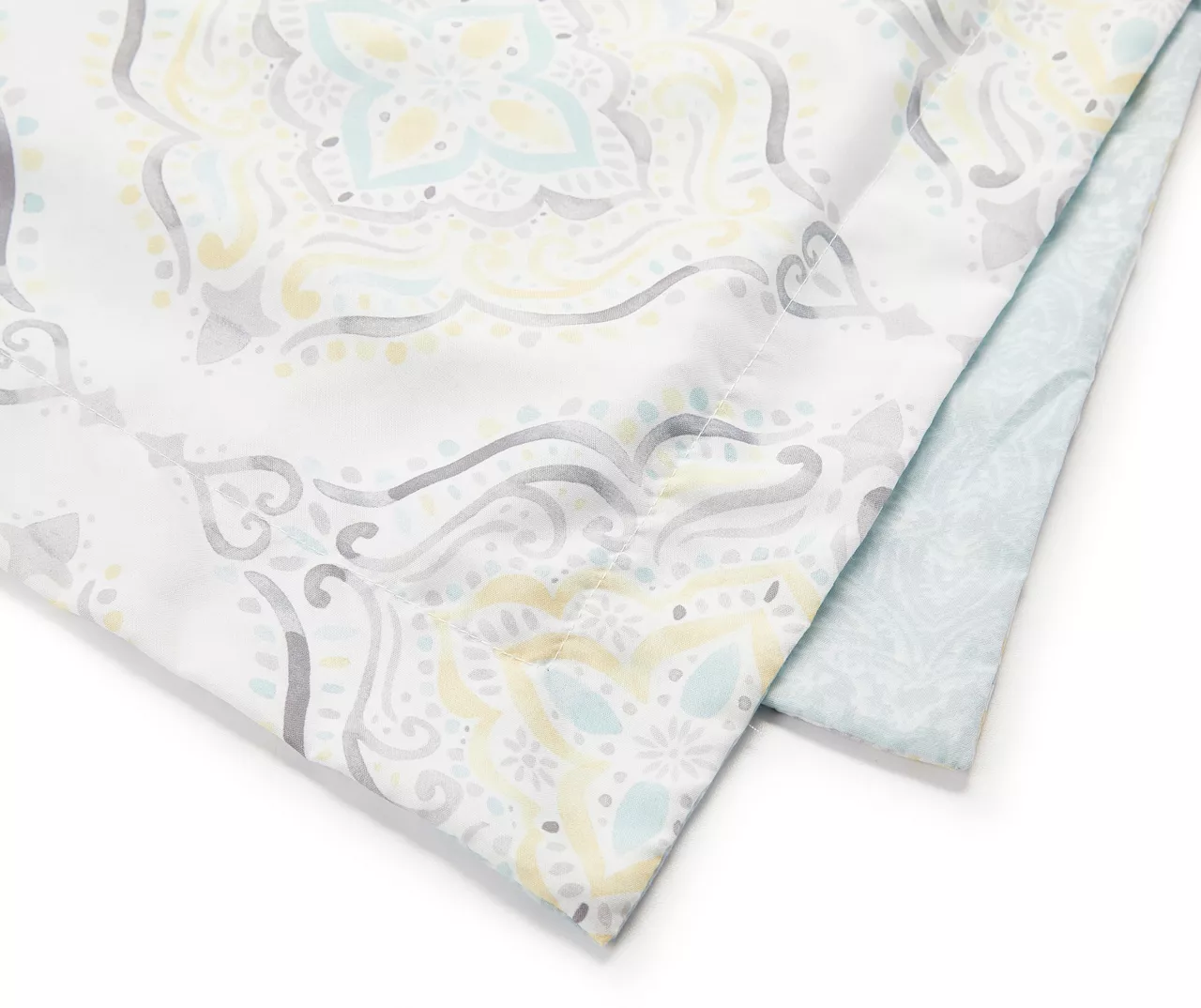 Real Living Yellow & Aqua Medallion Comforter Set 9 Real Living Yellow & Aqua Medallion Comforter Set - Image 7