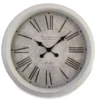 White Antiqued Wall Clock -Northlight Sales Store 810517174