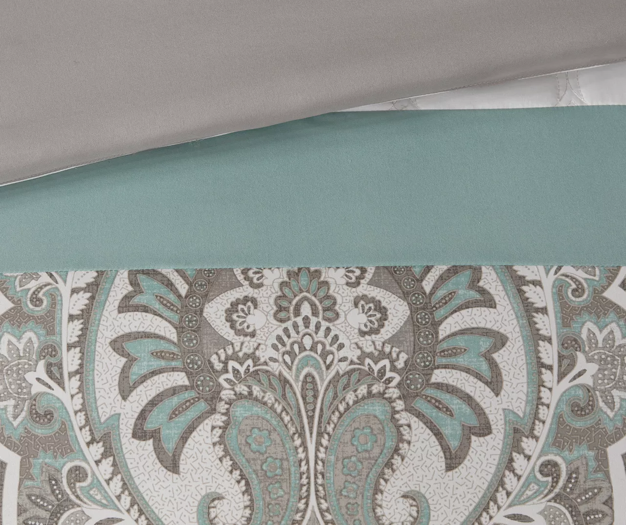 Stacie Seafoam Queen 8-Piece Comforter Set 6 Stacie Seafoam Queen 8-Piece Comforter Set - Image 4