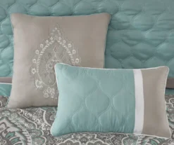 Stacie Seafoam Queen 8-Piece Comforter Set 20 Stacie Seafoam Queen 8-Piece Comforter Set -Northlight Sales Store 810523118 810523120 7