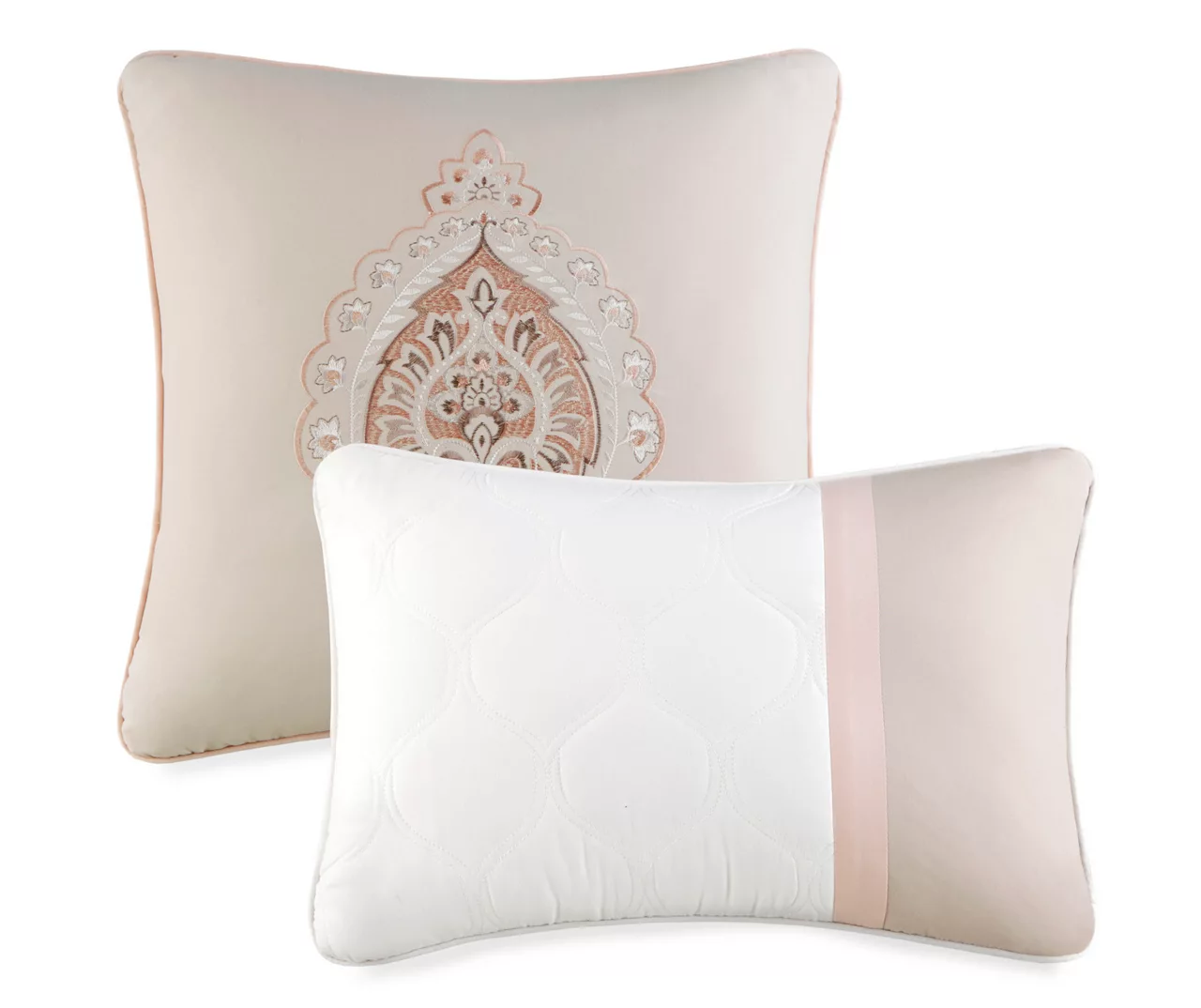 Stacie Blush Queen 8-Piece Comforter Set 14 Stacie Blush Queen 8-Piece Comforter Set - Image 12