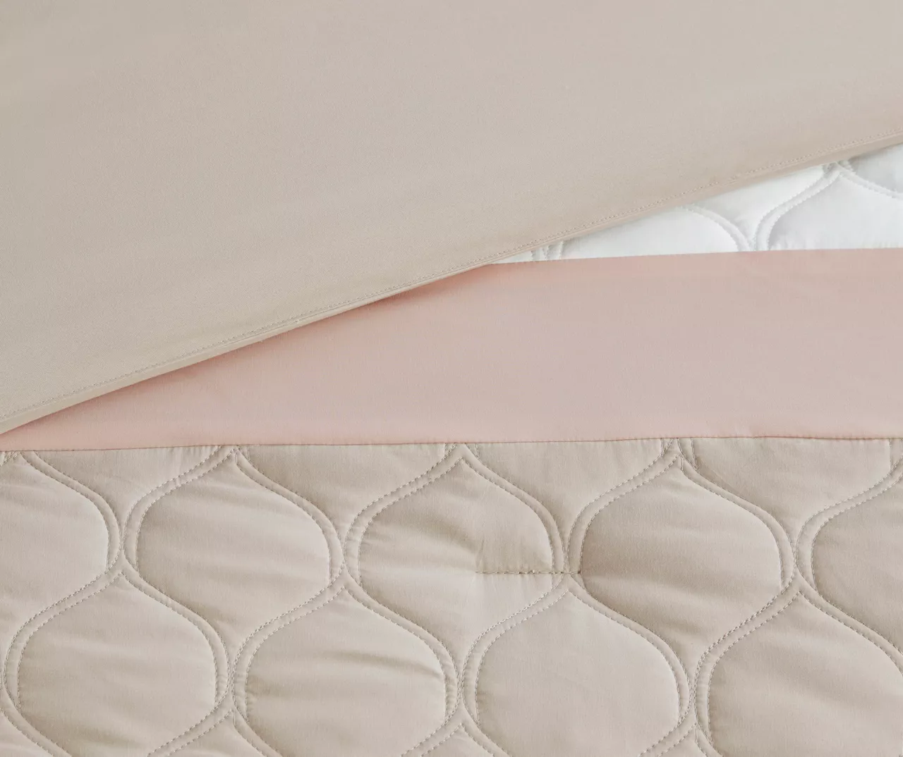 Stacie Blush Queen 8-Piece Comforter Set 7 Stacie Blush Queen 8-Piece Comforter Set - Image 5