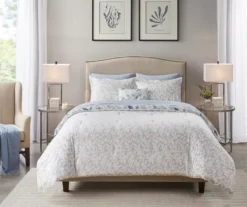 Leisha Blue Queen 8-Piece Reversible Comforter Set -Northlight Sales Store 810523128 810523131 810523129 810523130 1 1