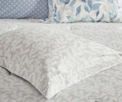 Leisha Blue Queen 8-Piece Reversible Comforter Set -Northlight Sales Store 810523128 810523131 810523129 810523130 12 1