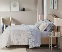 Leisha Blue Queen 8-Piece Reversible Comforter Set -Northlight Sales Store 810523128 810523131 810523129 810523130 5 1