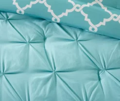 Hayden Aqua King/California King Reversible 5-Piece Comforter Set 14 Hayden Aqua King/California King Reversible 5-Piece Comforter Set -Northlight Sales Store 810523132 810523134 4