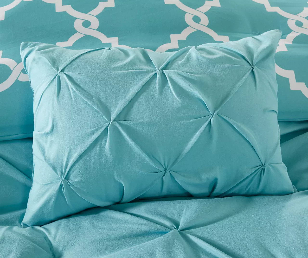 Hayden Aqua King/California King Reversible 5-Piece Comforter Set 8 Hayden Aqua King/California King Reversible 5-Piece Comforter Set - Image 6