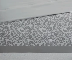 Casey Gray Embroidered Queen 8-Piece Comforter Set -Northlight Sales Store 810523138 810523139 3 1