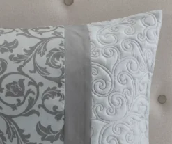 Casey Gray Embroidered Queen 8-Piece Comforter Set -Northlight Sales Store 810523138 810523139 5 1