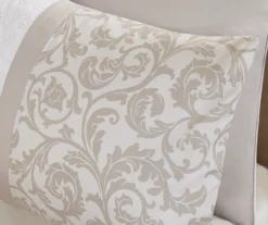 Casey Neutral Embroidered King 8-Piece Comforter Set -Northlight Sales Store 810523145 810523146 5