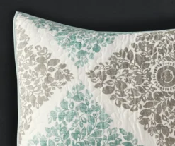 Arbor Aqua Reversible Coverlet Set -Northlight Sales Store 810523161 810523162 3