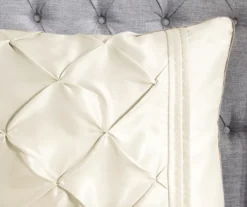 Piedmont Ivory Tufted Queen 7-Piece Comforter Set -Northlight Sales Store 810523166 810523170 810523231 4