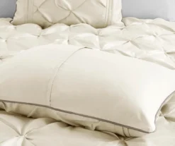 Piedmont Ivory Tufted Queen 7-Piece Comforter Set -Northlight Sales Store 810523166 810523170 810523231 5