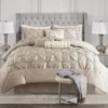 Piedmont Taupe Tufted Queen 7-Piece Comforter Set -Northlight Sales Store 810523167 810523171 810523232