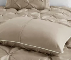 Piedmont Taupe Tufted King 7-Piece Comforter Set -Northlight Sales Store 810523167 810523171 810523232 5 1