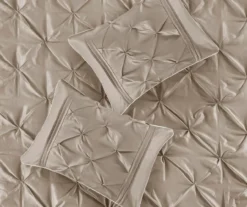 Piedmont Taupe Tufted Queen 7-Piece Comforter Set -Northlight Sales Store 810523167 810523171 810523232 6