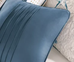 Rockaway Blue Reversible Coverlet Set -Northlight Sales Store 810523177 810523178 810523179 5