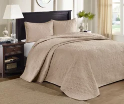 Vancouver Khaki Queen 3-Piece Bedspread Set -Northlight Sales Store 810523203 810523214 810523239 810523249 1